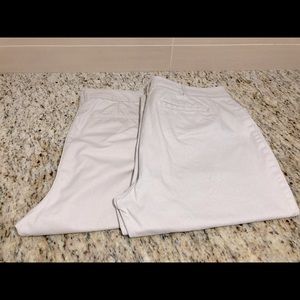 2 pairs of women’s capri khakis—Counterparts and Croft & Barrow 16W